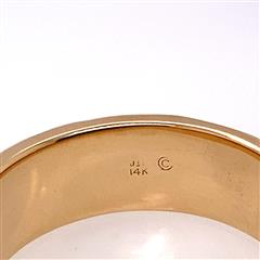 James Avery Retired Christian Fish 14K Yellow Gold Ring